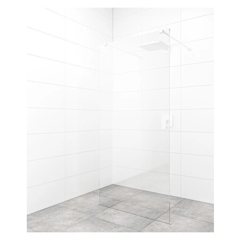 Sprchová zástena Walk-in 80 cm SAT vo farbe profilu biela SATBWI80ZAVB