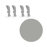 Spojka k soklu Naturel sivá , PVC dĺžka 0,5 cm, výška hrany 56 mm, NATNGTF03