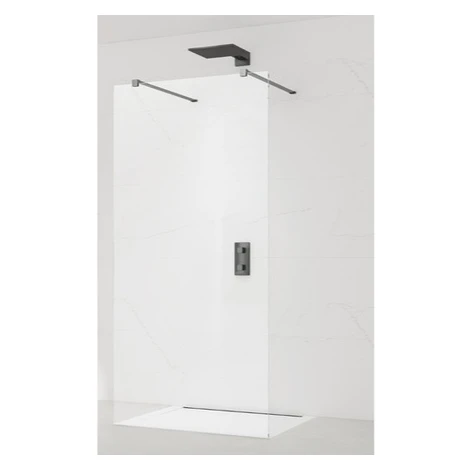 Sprchová zástena Walk-in 80 cm SAT vo farbe profilu Gun metal SATBWI80ZAVGM