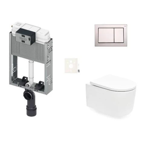 Závesný WC set na zamurovanie SAT SIKOTZREX72CR