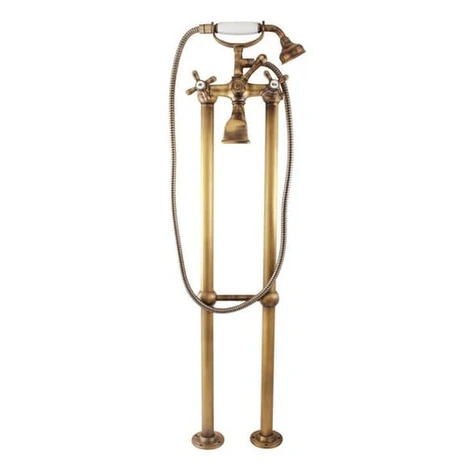 Vaňová batéria RAV Slezák MORAVA so sprchovacím setom 150 mm stará mosadz MK150.5/2SM RAV SLEZÁK