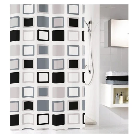 Kleine Wolke Clipper sprchový záves 120x200cm antracitová 5209901238