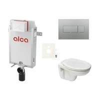 Cenovo zvýhodnený závesný WC set Alca na zamurovanie + WC Ceramia S-Line Pro SIKOAP6