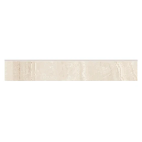Sokel Rako Onyx tmavo béžová 10x60 cm mat DSAS4835.1