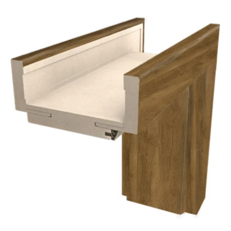 Obložková zárubňa DRE 60 cm pre hrúbku steny 10-12 cm ľavá O2DPL60L