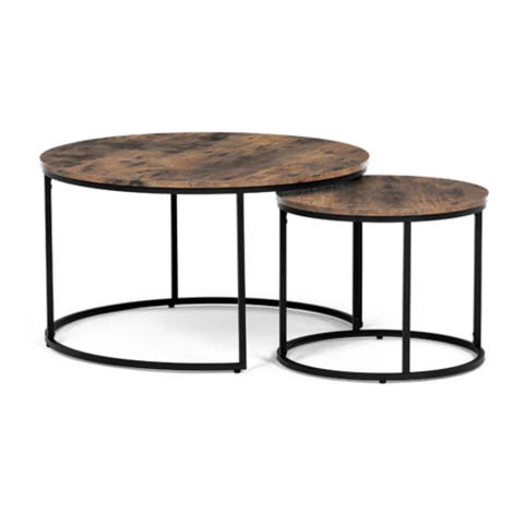 Konferenčný stolík Autronic 80 cm hnedý MDF AF-3002 OLW