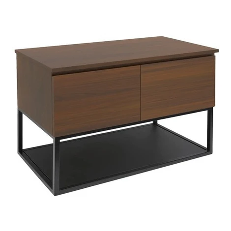 Kúpeľňová skrinka s krycou doskou SAT B-Way 119x30x45 cm orech mat BWAY120NUTDESK