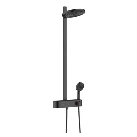 Hansgrohe Pulsify sprchový systém na stenu s termostatickou batériou matná čierna 24240670