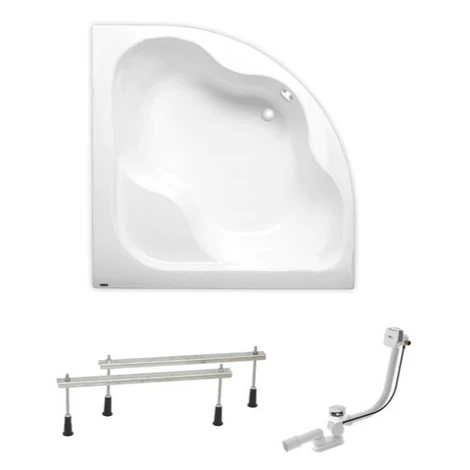 Rohová vaňa Laguna Syntia Plus 150x150 cm akrylát ľavá aj pravá SIKOSY1500APN