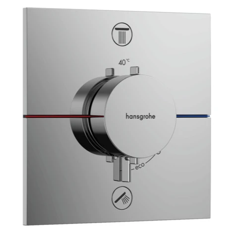Hansgrohe ShowerSelect Comfort E sprchová a vaňová batéria bez podomietkového telesa chróm 15572