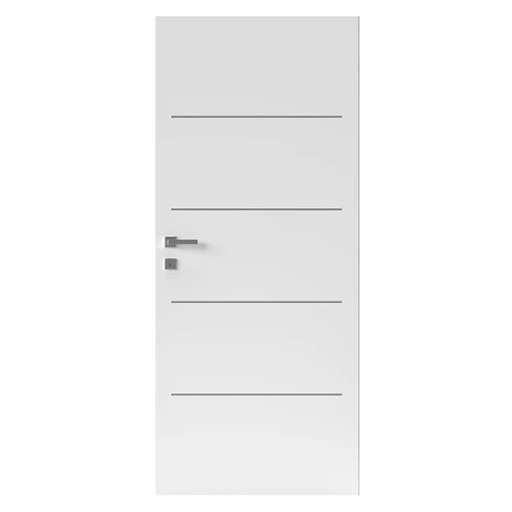 Interiérové dvere Naturel Ibiza alu pravé 90 cm biele IBIZAALUCPLB90P