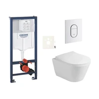 Závesný WC set do ľahkých stien / predstenová montáž Glacera Ava SIKOGRSAVAASH0