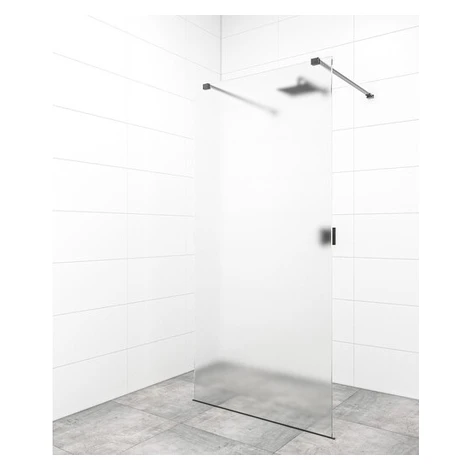 Sprchová zástena Walk-in 90 cm SAT vo farbe profilu čierna SATBWI90MSZAVC