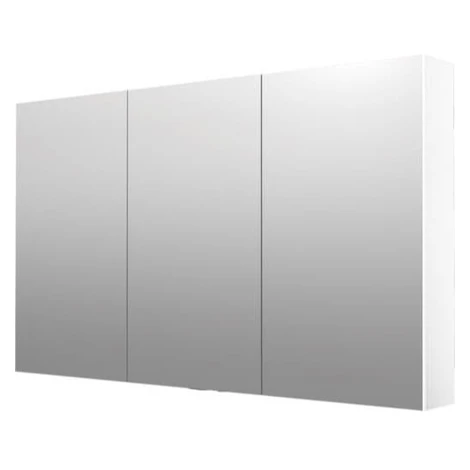 Zrkadlová skrinka Naturel 120x72 cm lamino biela lesklá GALCA1120BL