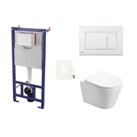 Závesný WC set do ľahkých stien / predstenová SAT Infinitio SIKOSSIN20KECO