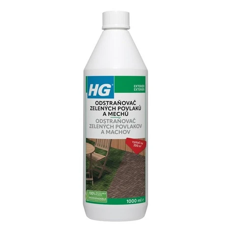 HG odstraňovač zelených povlakov a machov (koncentrát) HGOZPM