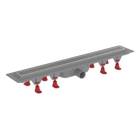 Ceramia S-Line sprchový žľab multi 75 cm plast chrom lesk čtverečky ZLAB80