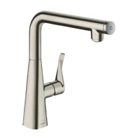 Hansgrohe Metris Select M71 drezová batéria s otočným raménkem vzhled nerezu 14847800