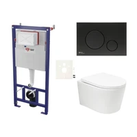 Závesný WC set do ľahkých stien / predstenová SAT BREVIS SIKOSSBRTOR68K
