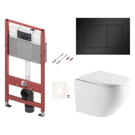 Závesný WC set do ľahkých stien / predstenová SAT SIKOTSTOR67414