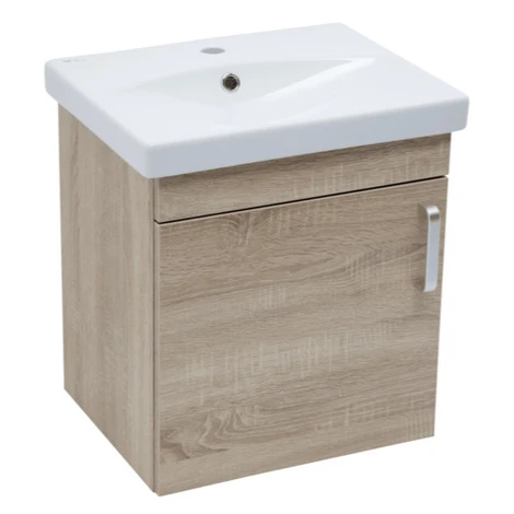 Kúpeľňová skrinka s umývadlom Naturel Vario Dekor 50x51x40 cm dub bardolino mat VARIO250DBDB