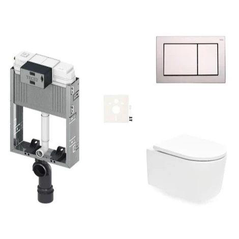 Závesný WC set na zamurovanie SAT SIKOTZTOR72CR