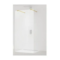 Sprchová zástena Walk-in 140 cm SAT vo farbe profilu zlatá SATBWI140ZAVZ