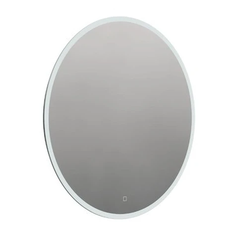 Okrúhle zrkadlo 80 cm s LED osvetlením, topná fólia, senzor s nastaviteľnou teplotou 2700-6500K, Naturel
