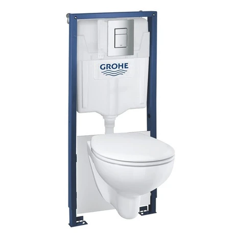 Závesný WC set do ľahkých stien / predstenový GROHE Bau Ceramic 39586000