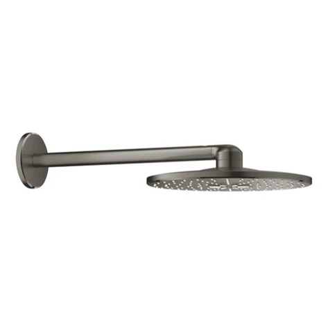 Hlavová sprcha GROHE Rainshower SmartActive vrátane sprchového ramena kartáčovaný hard graphite 