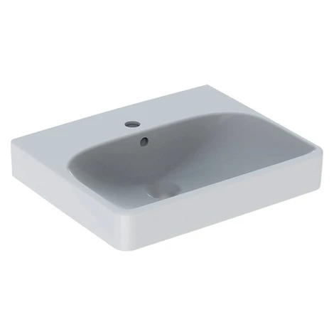 Geberit Smyle Square umývadlo 50x41 cm s otvorom uprostred 500.256.01.1