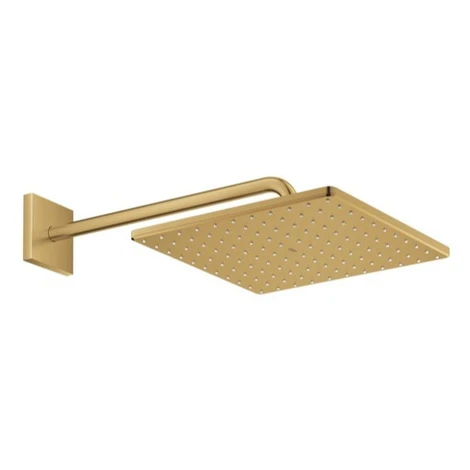 Grohe Rainshower Cube hlavová sprcha na stenu vrátane sprchového ramená kartáčovaný cool sunrise