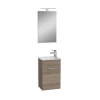 VitrA Mia kúpeľňová zostava s umývadlom, zrkadlom a osvetlením 39x61x28 cm cordoba MIASET40C