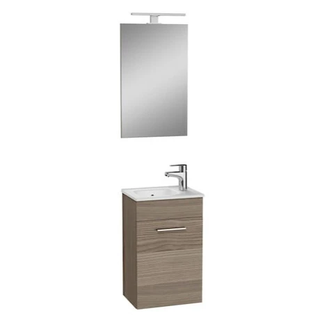 VitrA Mia kúpeľňová zostava s umývadlom, zrkadlom a osvetlením 39x61x28 cm cordoba MIASET40C