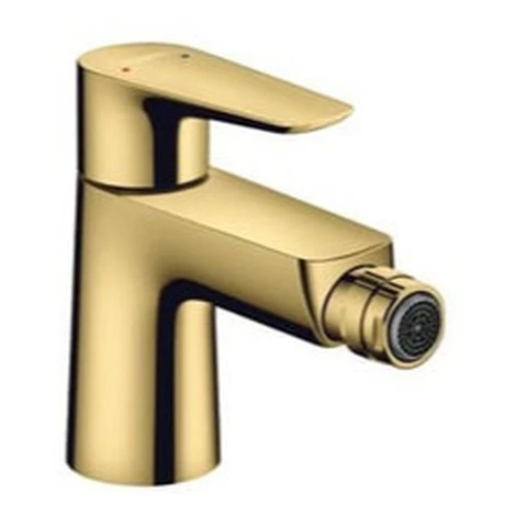 Hansgrohe Talis E bidetová batéria s výpusťou leštěný vzhled zlata 71720990