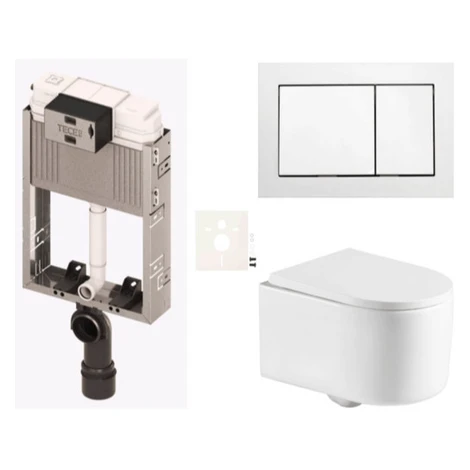 Závesný WC set na zamurovanie SAT SIKOTZTOR72B