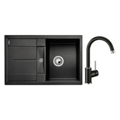 Blanco Metra 45 S set drezu a batérie 78x50 cm antracit SETB1