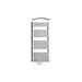 Thermal Trend KDO radiátor kombinovaný 132x60 cm biela KDO6001290S