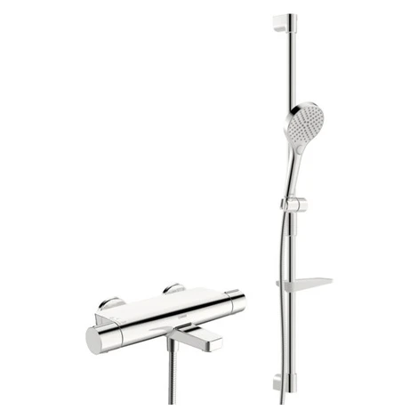 Vaňová batéria Hansa Optima so sprchovacím setom 150 mm chróm 48372331