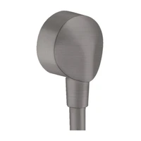 Hansgrohe FixFit podomietkový vývod na stenu kartáčovaný čierny chróm 27454340