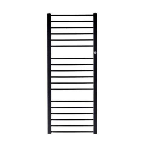 HOPA Piko kombinovaný radiátor 152,9x53 cm čierny matný RADPIK501531SP