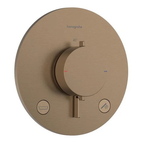 Hansgrohe Ecostat Comfort S sprchová a vaňová batéria bez podomietkového telesa kartáčovaný bron