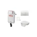 Cenovo zvýhodnený závesný WC set Alca na zamurovanie + WC Ceramia S-Line Pro SIKOAP5