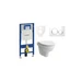 Cenovo zvýhodnený závesný WC set Geberit do ľahkých stien / predstenová montáž + WC Laufen Laufe