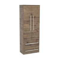 Kúpeľňová skrinka vysoká SAT Cube Way 60x163x33 cm dub wellington CUBE3CHV60DW