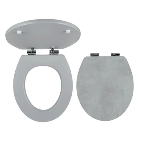 Wc doska Novaservis z MDF vo farbe betonu WC/SOFTSTONE1