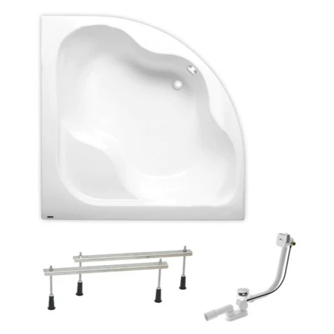 Rohová vaňa Laguna Samanta Plus 140x140 cm akrylát ľavá aj pravá SIKOSM1400APN