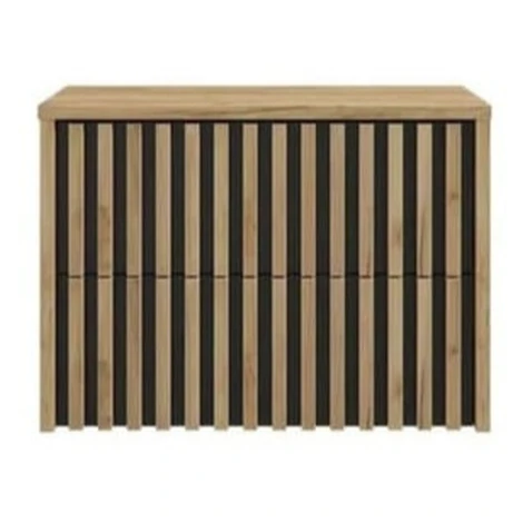 Kúpeľňová skrinka s krycou doskou SAT Delano 80x56x45 cm dub mat DELANO80ZDCDE