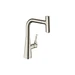 Drezová batéria Hansgrohe Metris Select M71 s vytahovací sprškou vzhled nerezu 14857800