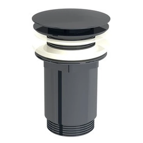 Výpust k umývadlu SAT Dark prietoková 5/4 PVD Gun metal SATAVPDA